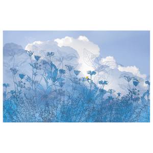 Papier peint intissé Blue Sky Intissé - Bleu - Largeur : 400 cm