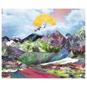Papier peint intissé Mountain Top Intissé - Multicolore - Largeur : 300 cm