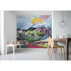 Fotobehang Mountain Top vlies - meerdere kleuren - Breedte: 300 cm