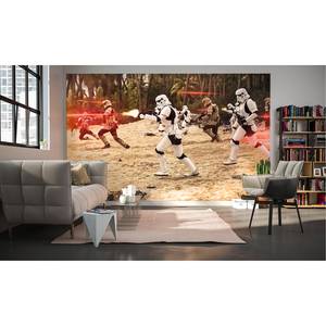 Papier peint Star Wars Imperial Strike Intissé - Multicolore - Largeur : 400 cm