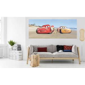 Fotobehang Cars3 Beach vlies - meerdere kleuren