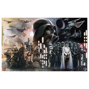 Fotobehang Star Wars Collage vlies - meerdere kleuren