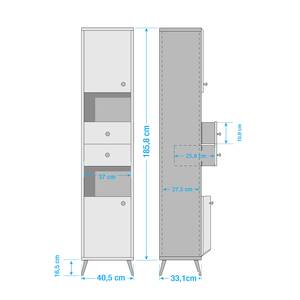 Hochschrank Jonte Weiß