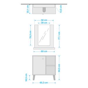 Salle de bain Jonte III (2 éléments) Blanc