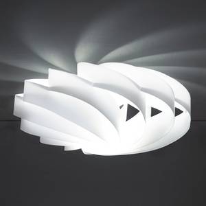 Plafonnier Flat I Plexiglas - 3 ampoules - Blanc