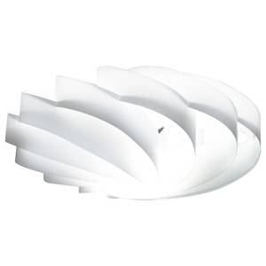 Plafonnier Flat III Plexiglas - 1 ampoule - Blanc