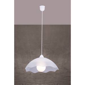 Hanglamp Sugar gesatineerd glas/polyester PVC - 1 lichtbron