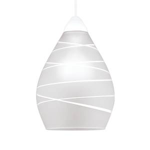 Hanglamp Cicero gesatineerd glas/metaal - 1 lichtbron