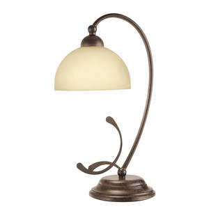 Lampe 1910 Verre satiné / Fer - 1 ampoule