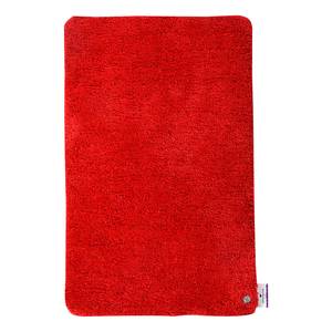 Tapis de bain Soft Fibres synthétiques - Rouge - 60 x 60 cm