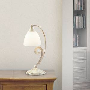 Tafellamp 1730 gesatineerd glas/ijzer - 1 lichtbron