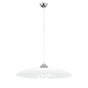 Hanglamp Marble gesatineerd glas/ijzer - 1 lichtbron