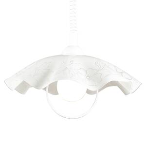 Pendelleuchte Eco-S I Satiniertes glas / Polyester PVC - 1-flammig