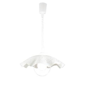 Pendelleuchte Eco-S I Satiniertes glas / Polyester PVC - 1-flammig