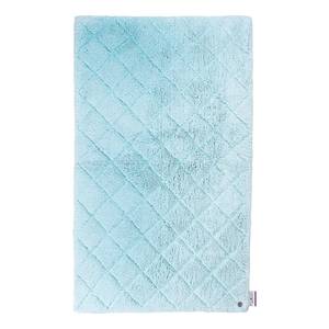 Badmat Cotton Pattern katoen - Turquoise - 60 x 100 cm
