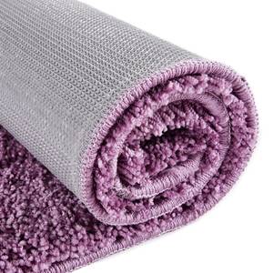 Tapis de bain Soft Fibres synthétiques - Mauve - 70 x 120 cm