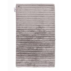 Badematte Cotton Stripe Baumwolle - Taupe - 60 x 100 cm
