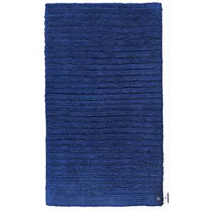 Tapis de bain Cotton Stripe Coton - Bleu marine - 60 x 60 cm