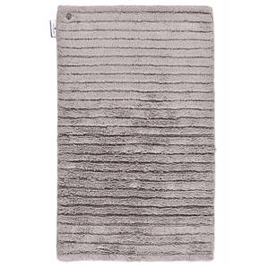 Tapis de bain Cotton Stripe Coton - Taupe - 60 x 60 cm