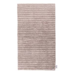 Badematte Cotton Stripe Baumwolle - Sand - 60 x 60 cm