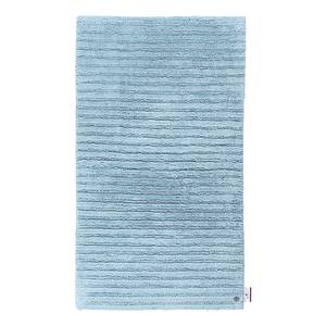 Badmat Cotton Stripe katoen - Blauw - 60 x 100 cm