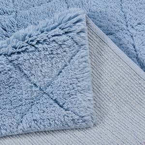 Badematte Cotton Pattern Baumwolle - Blau - 60 x 60 cm