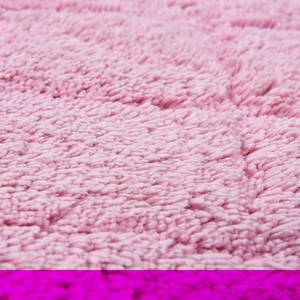 Badematte Cotton Pattern Baumwolle - Rosa - 60 x 60 cm