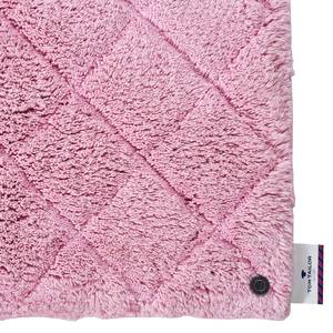 Badematte Cotton Pattern Baumwolle - Rosa - 60 x 100 cm