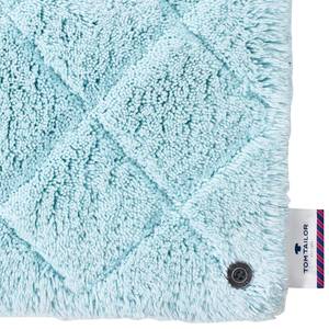 Badmat Cotton Pattern katoen - Turquoise - 60 x 60 cm