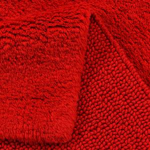 Badematte Cotton Double Baumwolle - Rot - 60 x 100 cm