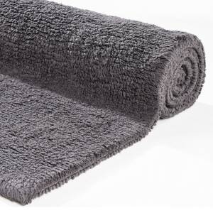 Tapis de bain Cotton Double Coton - Anthracite - 60 x 100 cm