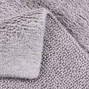 Badematte Cotton Double Baumwolle - Silber - 60 x 60 cm