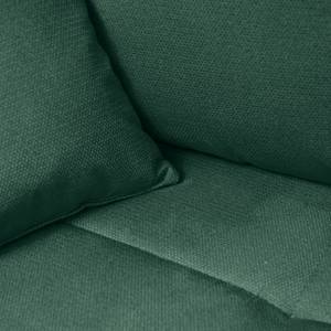 Canapé d’angle Innala Microfibre - Microfibre Asar: Vert foncé