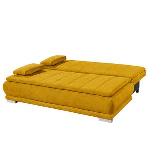 Canapé convertible Redhill Microfibre - Microfibre Ranu: Jaune moutarde