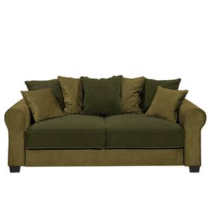 Sofa Marcola (2-Sitzer) Webstoff; Microfaser - Microfaser Salvo: Olivgrün