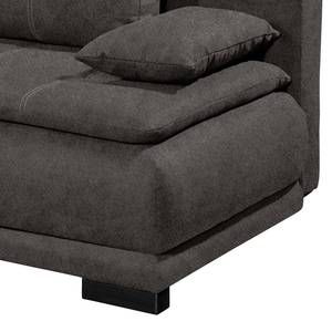 Schlafsofa Swanton Webstoff - Webstoff Roge: Anthrazit