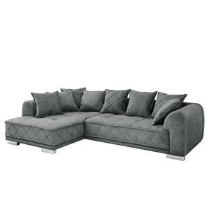 Ecksofa Upland Microfaser - Microfaser Salvo: Grau