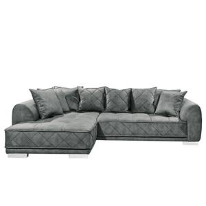 Ecksofa Upland Microfaser - Microfaser Salvo: Grau