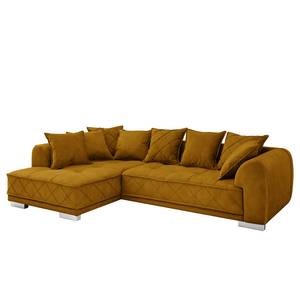 Ecksofa Upland Microfaser - Microfaser Salvo: Ocker