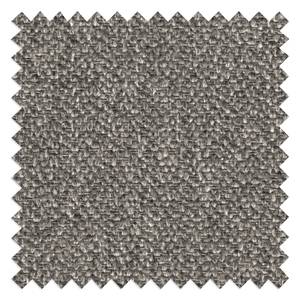Zithoek Glenmoore geweven stof - Geweven stof Ganum: Steengrijs - Longchair vooraanzicht links/Ottomaan rechts