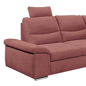 Ecksofa Caldwell Webstoff - Webstoff Roge: Altrosa - Ottomane davorstehend rechts