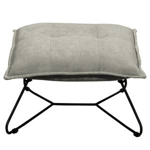 Fauteuil Tutu microvezel - Microvezel Ranu: Modder - Met hocker - Met armleuningen