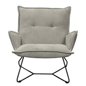 Fauteuil Tutu microvezel - Microvezel Ranu: Modder - Met hocker - Met armleuningen