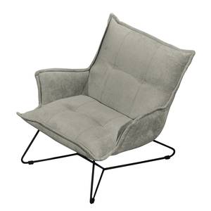 Fauteuil Tutu microvezel - Microvezel Ranu: Modder - Met hocker - Met armleuningen