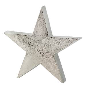 Étoile déco Bloomsburg Aluminium - Argenté - Hauteur : 29 cm