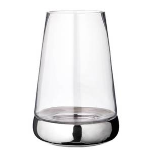 Windlicht Bora II glas - zilverkleurig - Hoogte: 31 cm