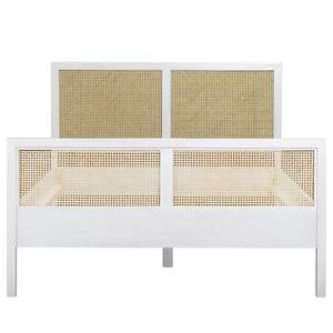 Letto in rattan Vinar Bianco - 160 x 200cm