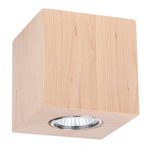 LED-plafondlamp Wooddream VI staal/massief berkenhout - Aantal lichtbronnen: 1