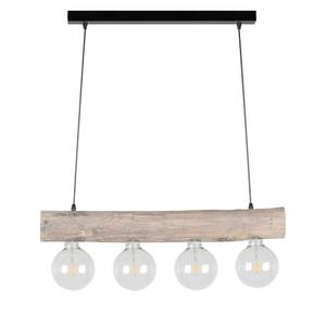 Hanglamp Trabo Simple massief grenenhout/staal - Aantal lichtbronnen: 4