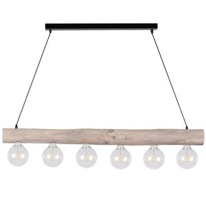 Hanglamp Trabo Simple massief grenenhout/staal - Aantal lichtbronnen: 6